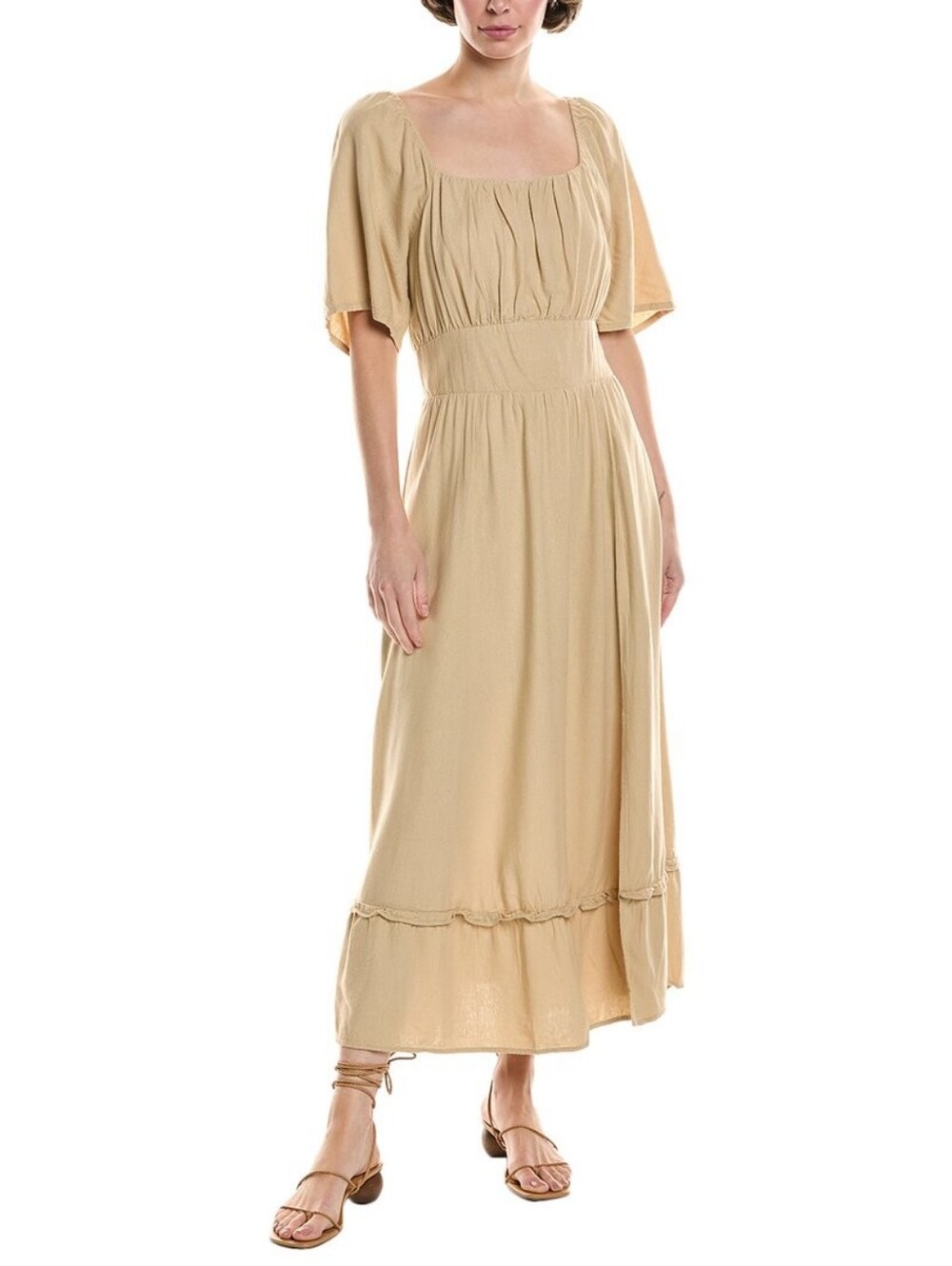 NWT NICOLE MILLER | $159 Jade Linen Blend Dress L/XL